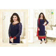 Blue Kaseesh Prachi 2677 Party Wear Straight Shalwar kameez